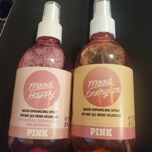 Vs pink mood enhancing sprays! $6 each! Two of eac